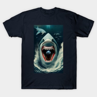 Shark and Earth T-Shirt